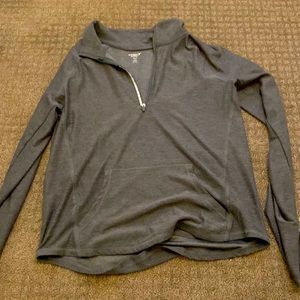 Grey teens active hoodie